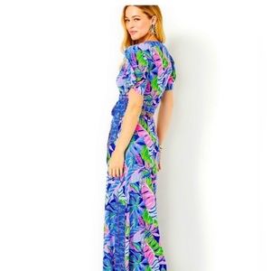 Lilly Pulitzer sailynn maxi dress 💙🩷🩵💚